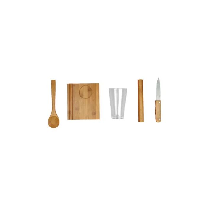 CONJ. CAIPIRINHA 5PCS BAMBOO