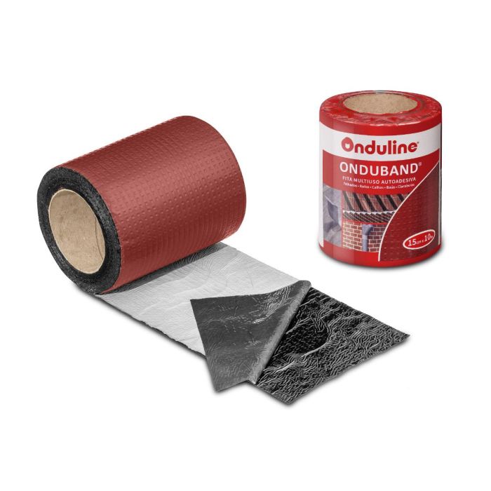 FITA ASFALTICA ONDUBAND 15CM - VERMELHA
