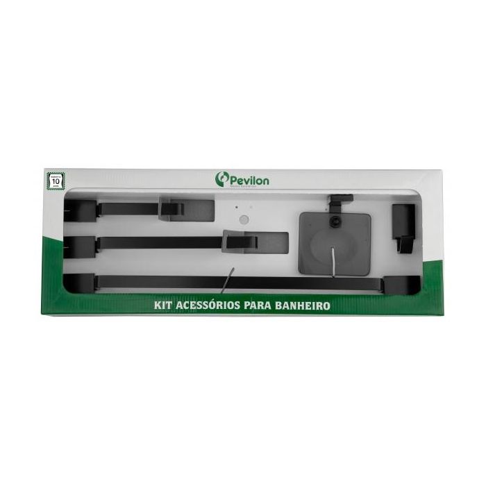 KIT ACESSORIOS 5PCS SPOT ALUMINIO V. FUME - 95730