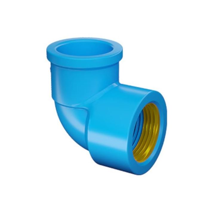 LUVA SOLDÁVEL AZUL COM BUCHA DE LATÃO LR 25X1/2"
