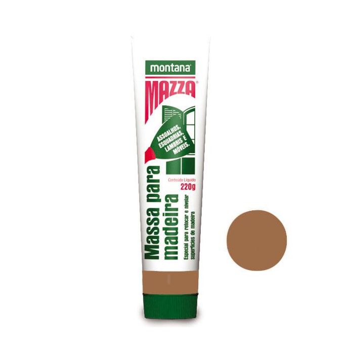MASSA P/ MADEIRA 220G CASTANHO