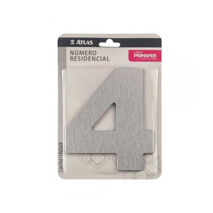 NUMERO "4" ESCOVADO - PR3001/4