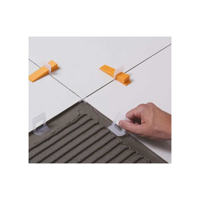 PACOTE CLIPS 2.0MM NIVELADOR PORCELANATO (50 UN)