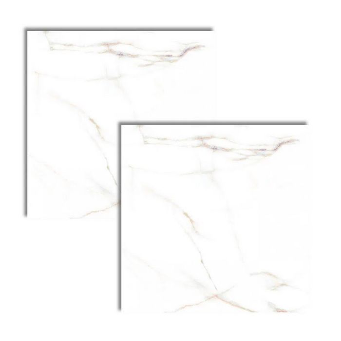PORCELANATO ACETINADO 84X84 RETIFICADO CALACATA ICE-84 IN 'A'