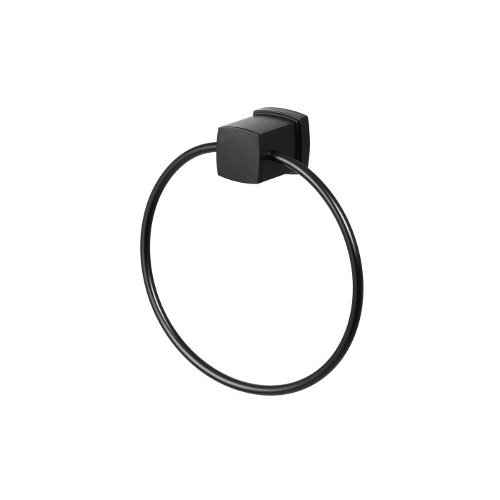TOALHEIRO ARGOLA BLOCK 38 PRETO MATTE