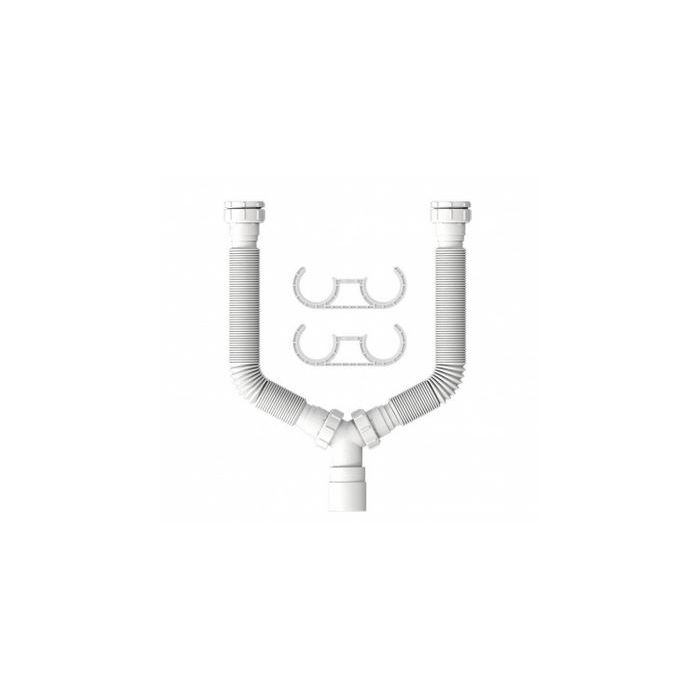 TUBO EXTENSIVEL DUPLO BRANCO - 7158