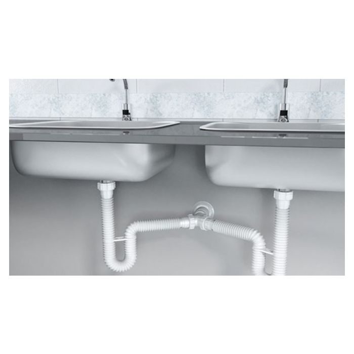 TUBO EXTENSIVEL DUPLO BRANCO - 7158
