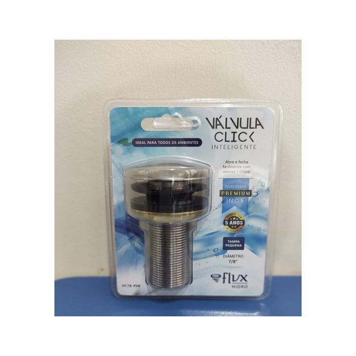 VALVULA CLICK 7/8 INOX - TAMPA PEQ. VC78-PIN